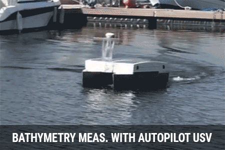 Bathymetry measurement using USV